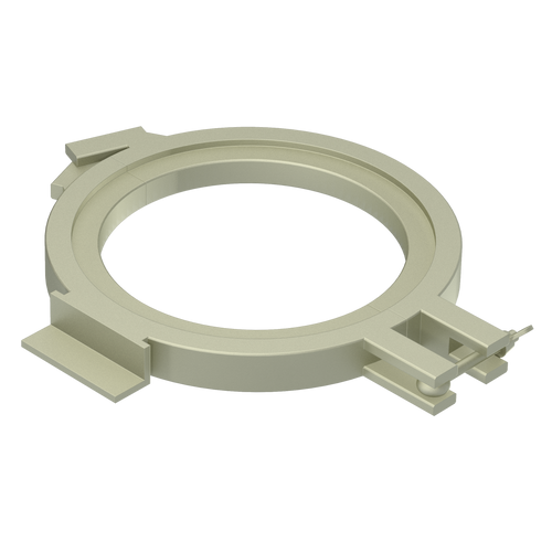 Flanging tool, powder coated