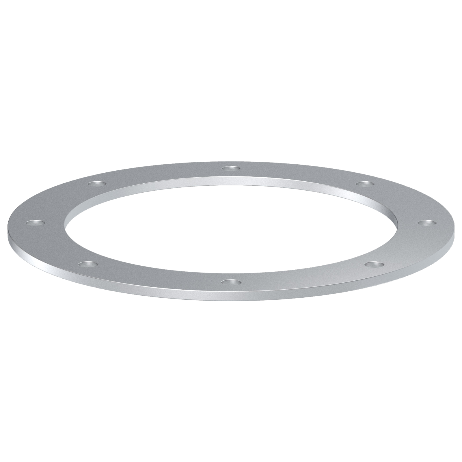 Flange for insertion pipes, 1.4301, blasted