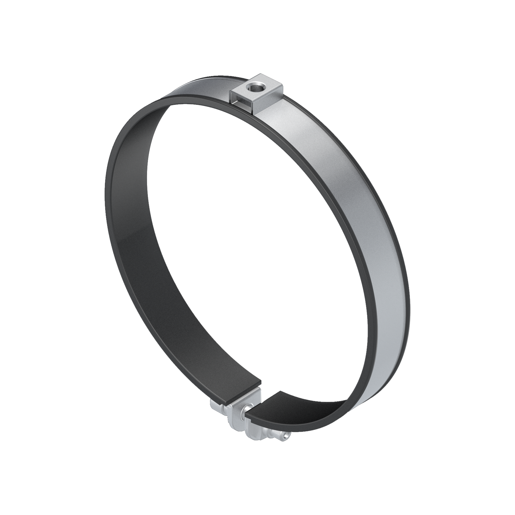 Rohrschelle für Deckenbefestigung, 1.0330, galvanisch verzinkt