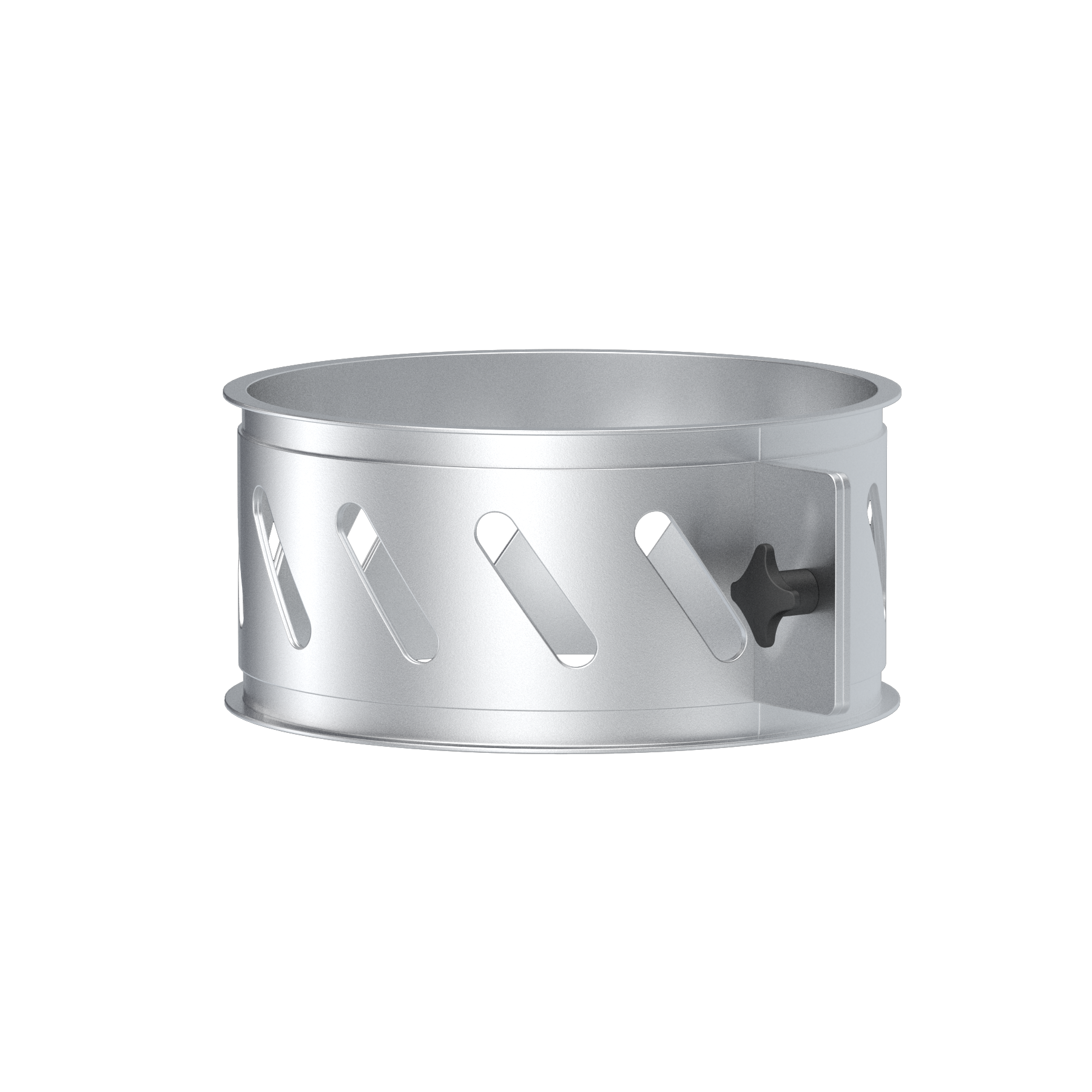 Auxiliary air throttle, 1.4301, blasted