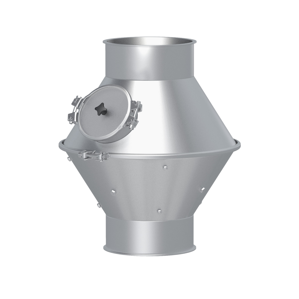 Baffle pot, 1.0330, hot-dip galvanized