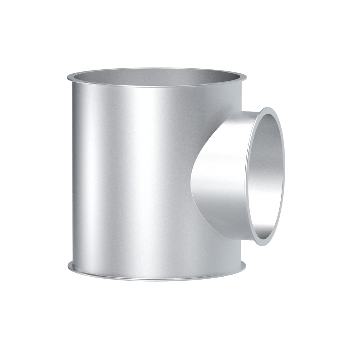 Inspection spout, 1.0330, hot-dip galvanized
