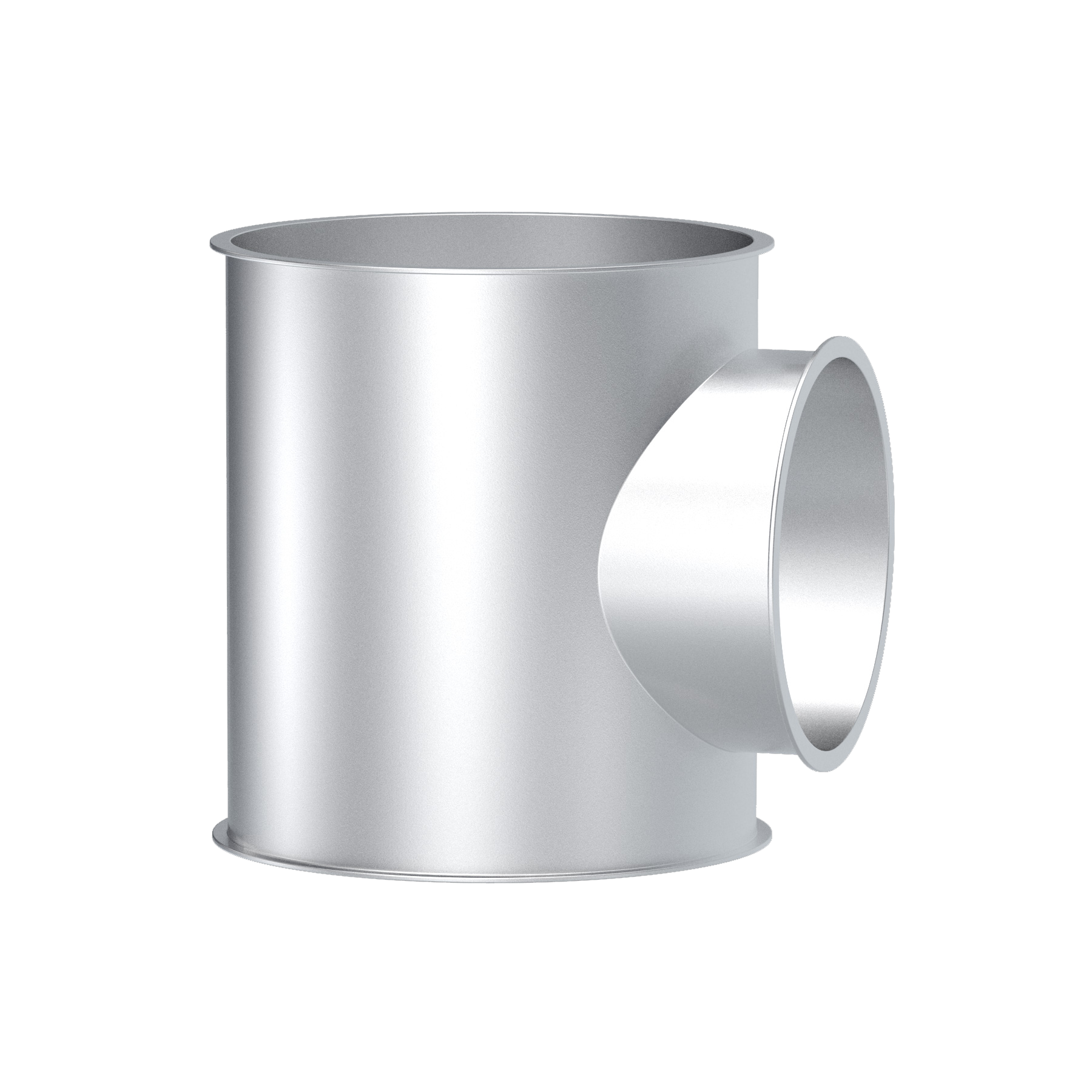 Inspection spout, 1.0330, hot-dip galvanized