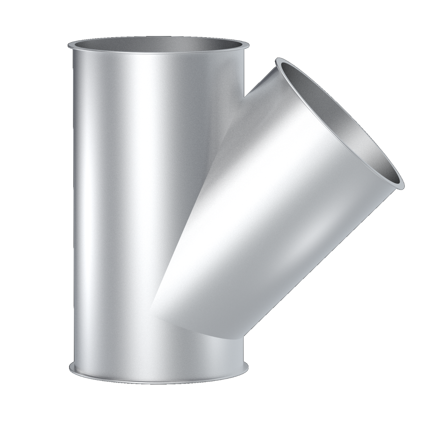 Y-piece, 1.0330, powder coated