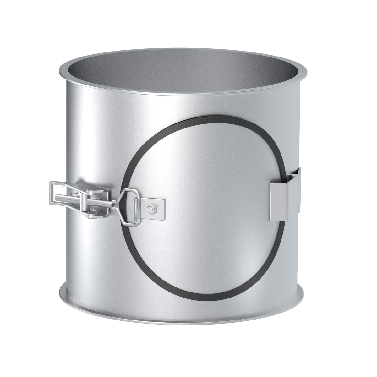 Inspection pipe, 1.0330, electrogalvanized