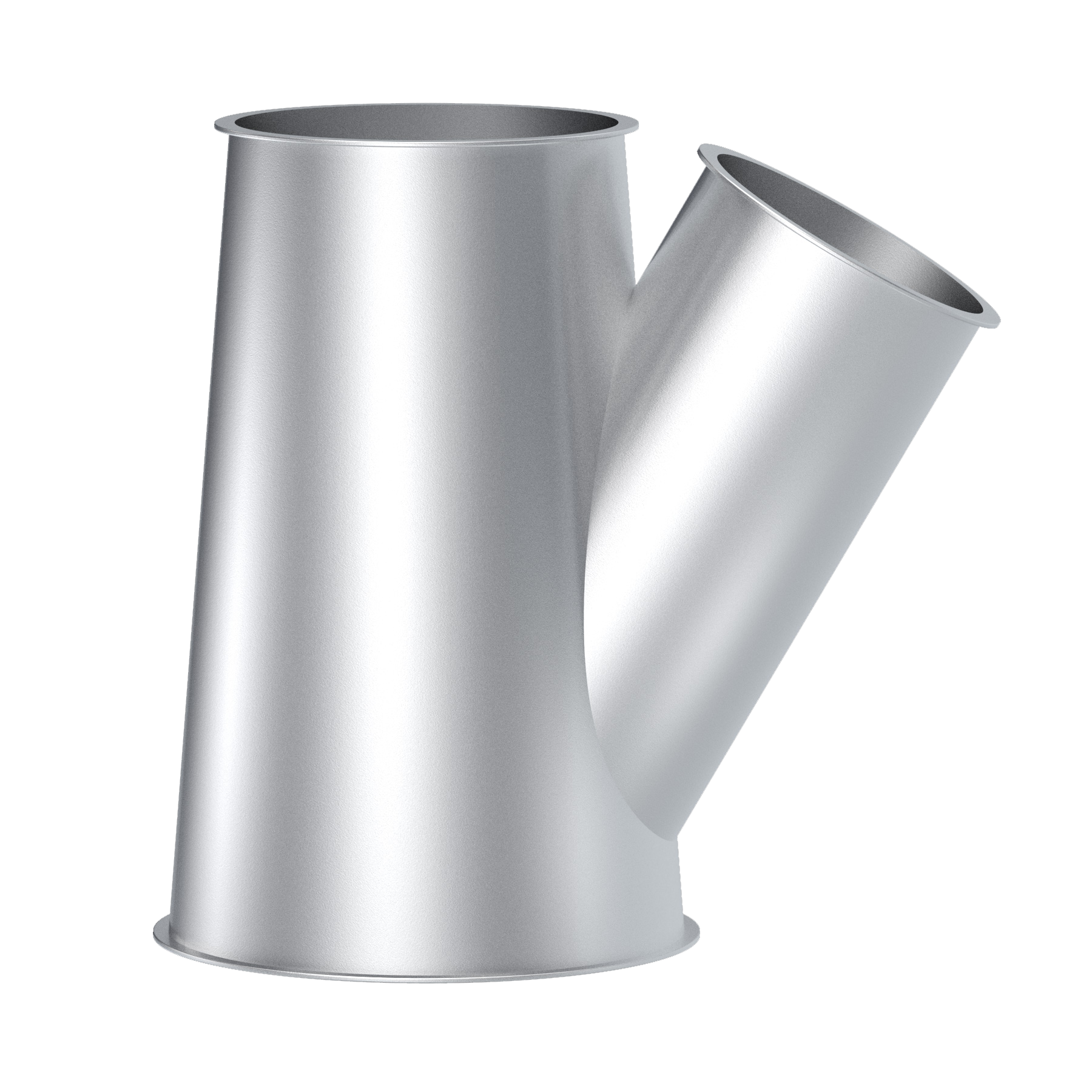 Y-piece conical, 1.0330, hot-dip galvanized