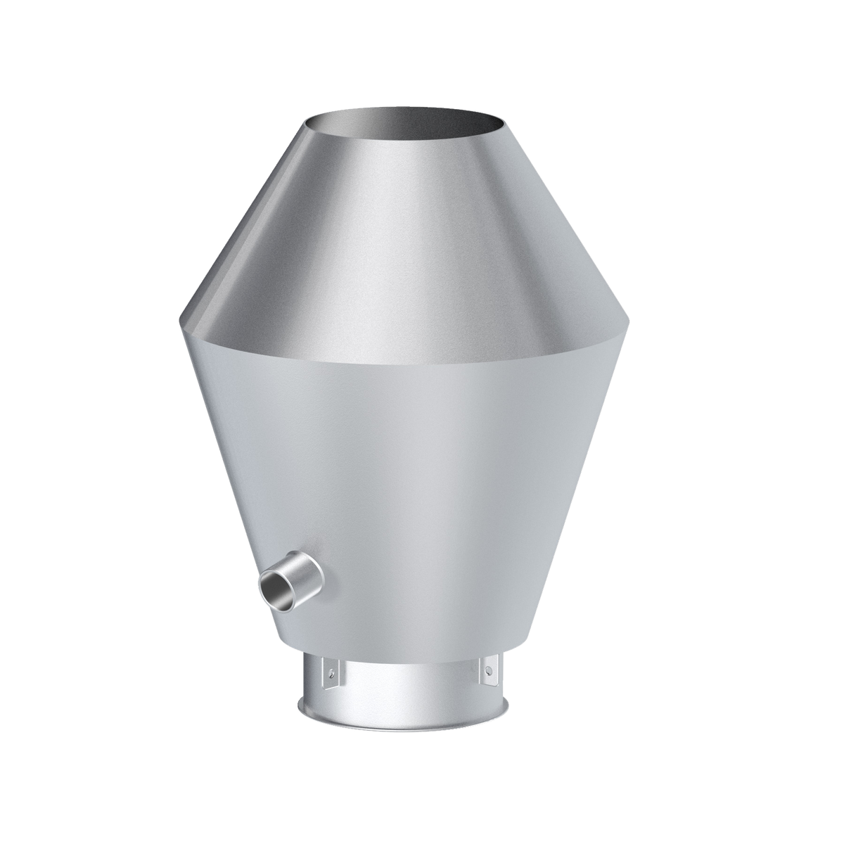Deflecting hood, 1.0330, hot-dip galvanized