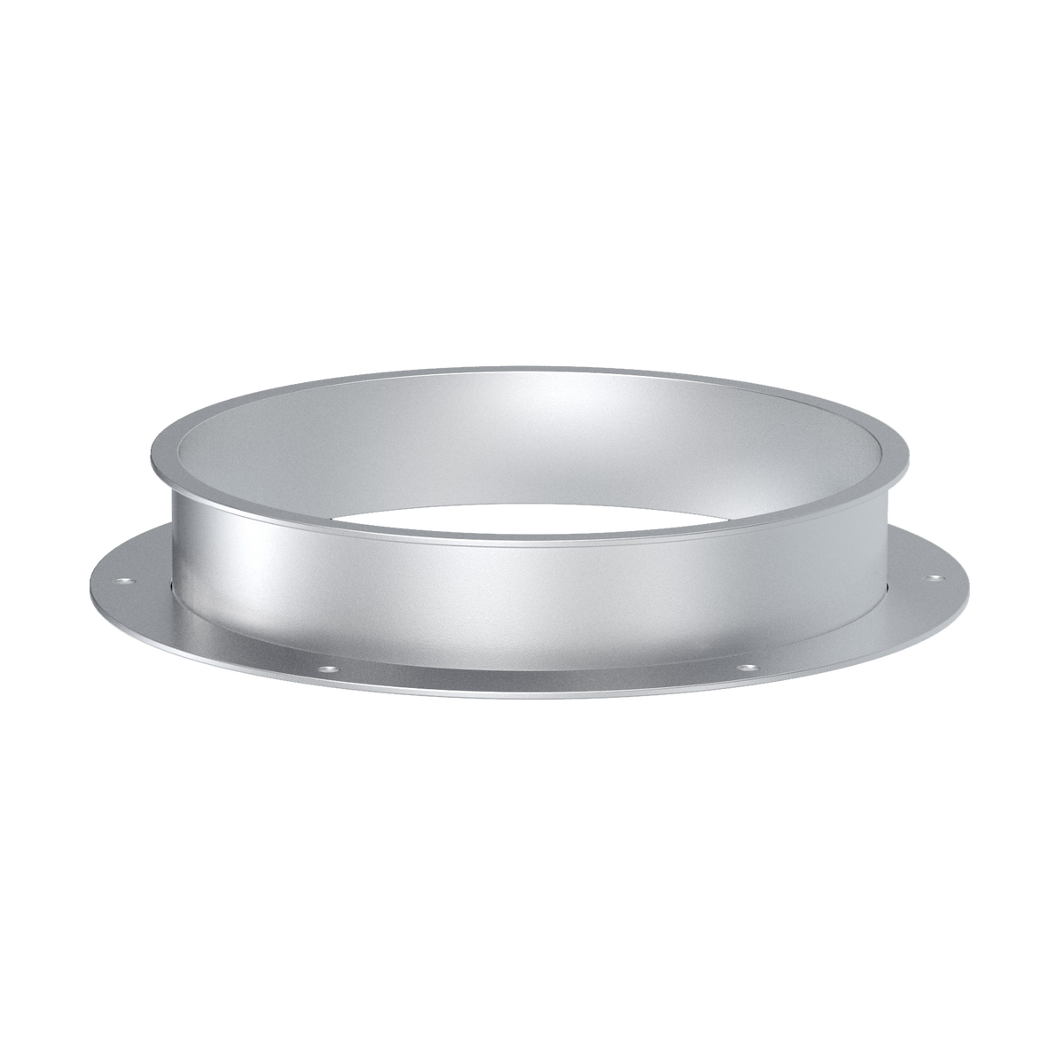 Connection stub with base ring, 1.4301, blasted