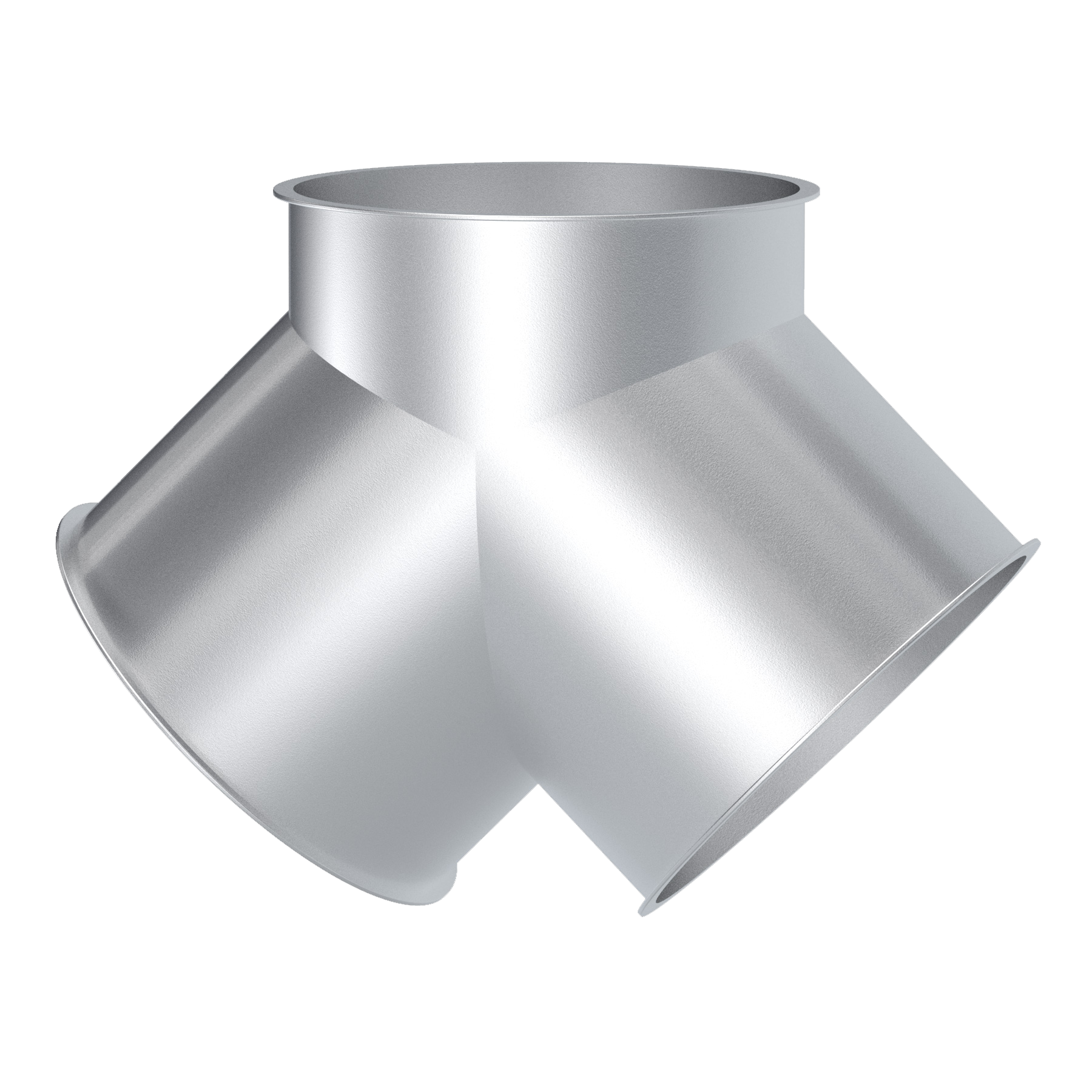 Symmetrical Y-piece, 1.0330, hot-dip galvanized