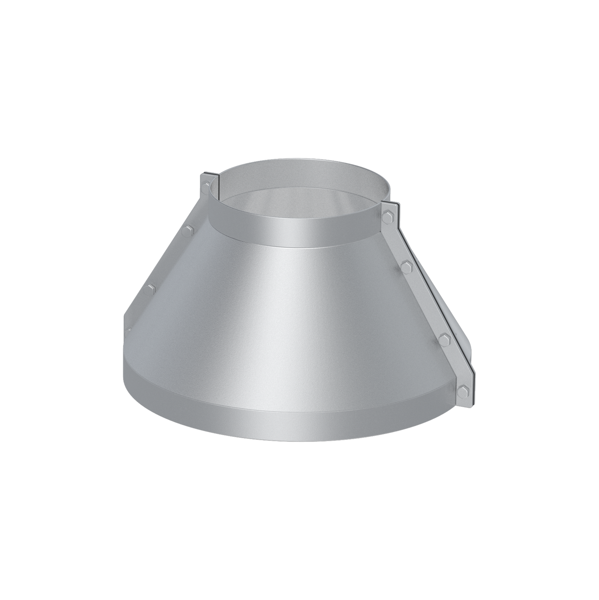 Rain collar, 1.4301, blasted