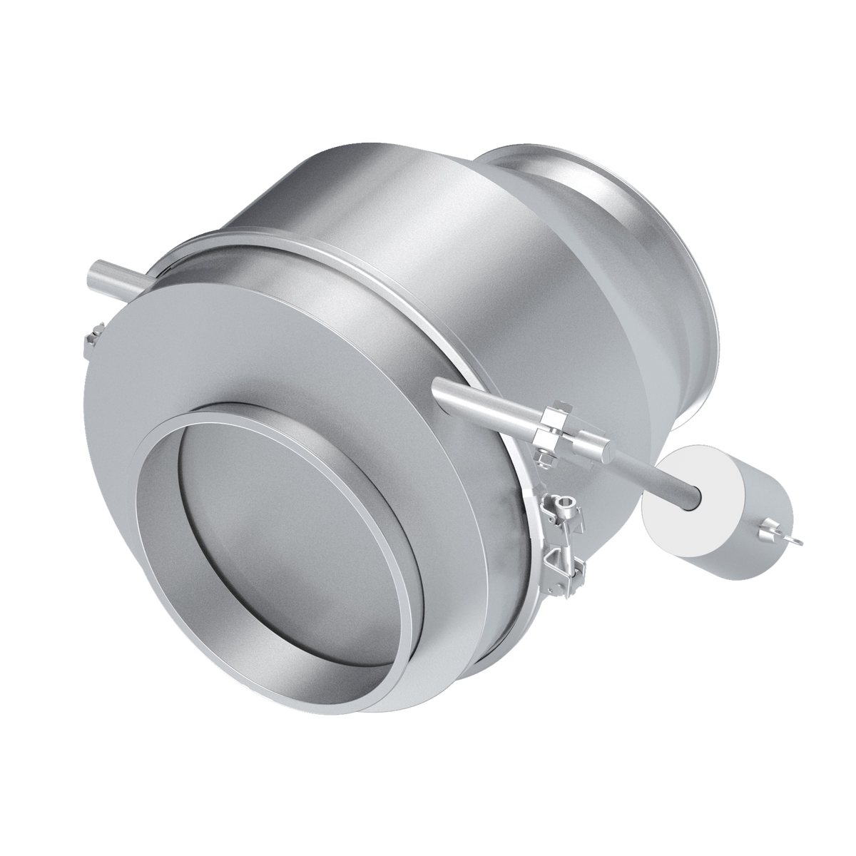 Non-return valve, 1.4301, blasted