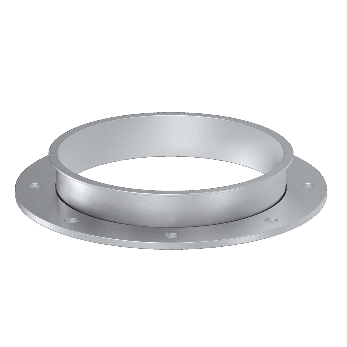 Connection stub with loose flange, 1.4301, blasted