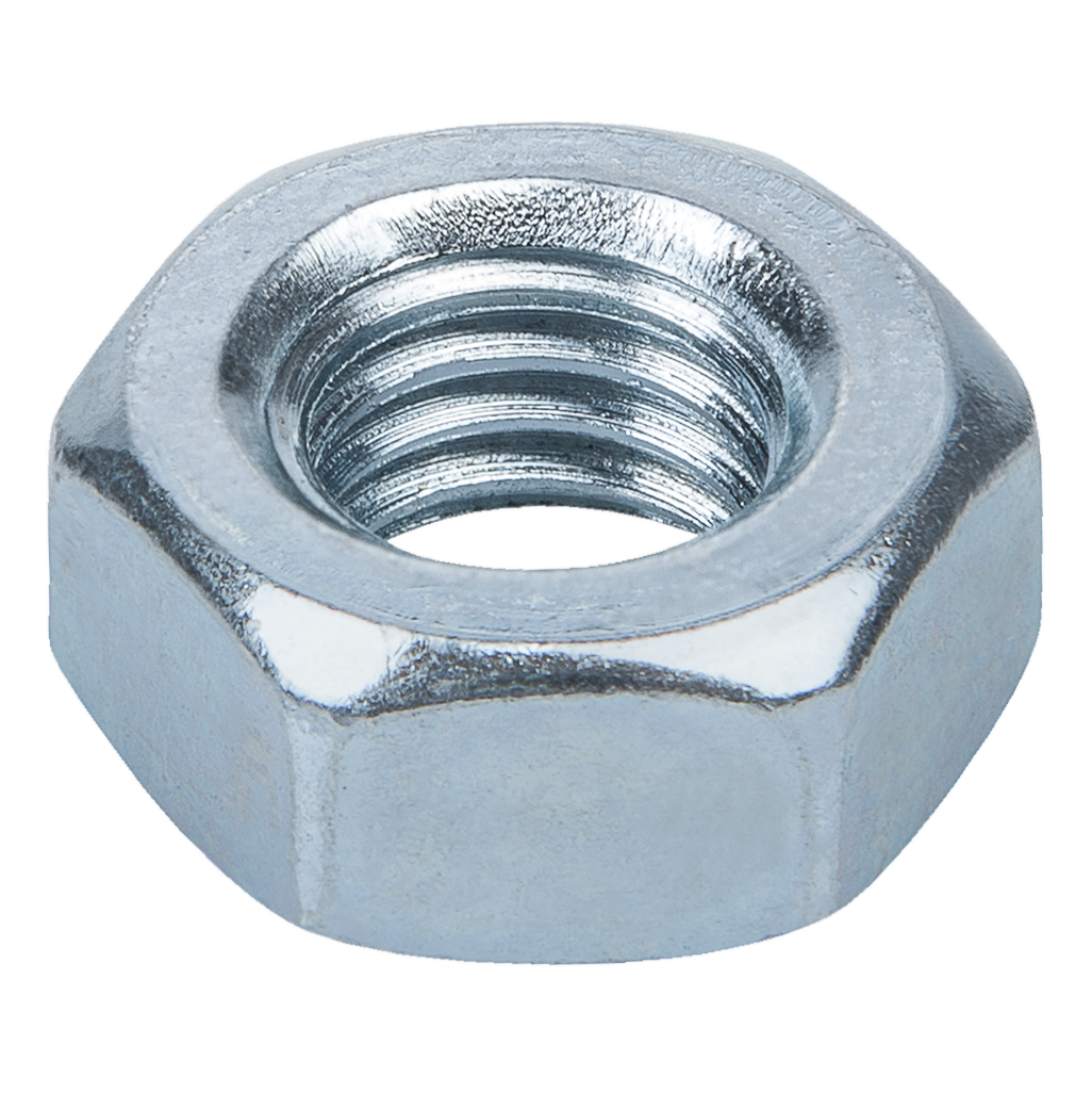 Metric hexagon nuts, pack of 100 pieces, 1.4301, untreated