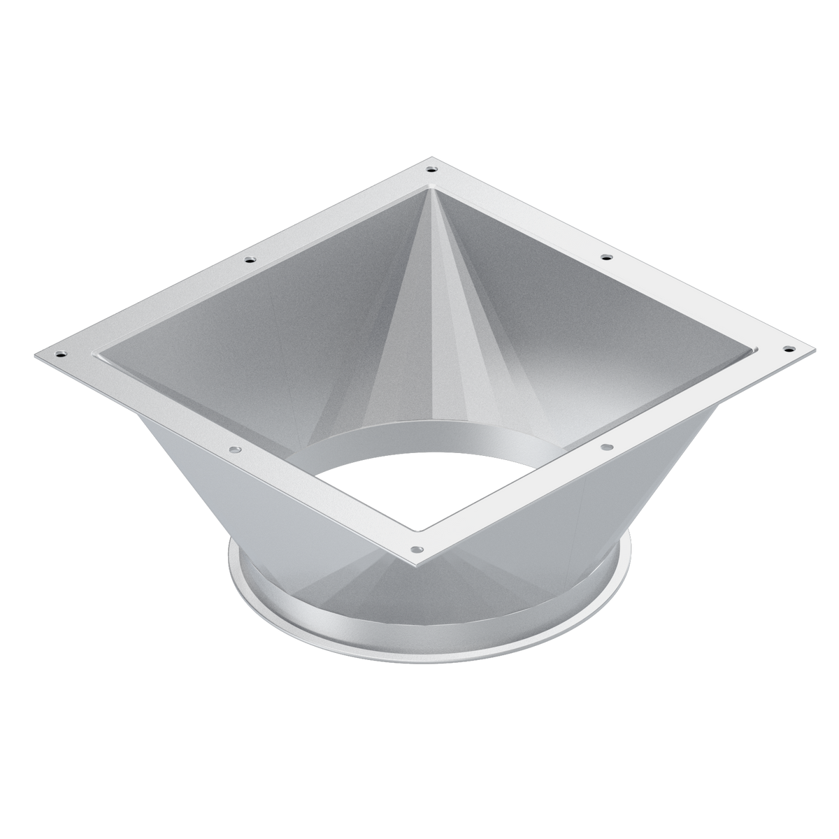 Transition piece without inclination, 1.0330, hot-dip galvanized