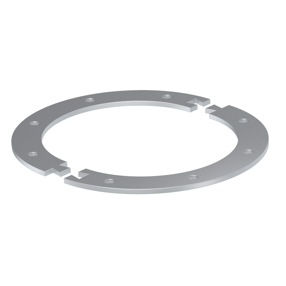Two-parted flange, 1.0038, electrogalvanized